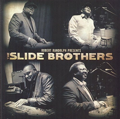 "Album cover featuring four black-and-white photos of men playing keyboards and singing."