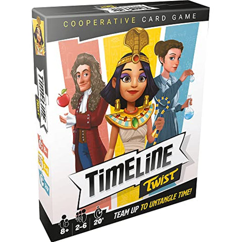 Zygomatic | Timeline Twist | Card Game | Ages 8+ | 2-6 Players | 20 Minutes Playing Time