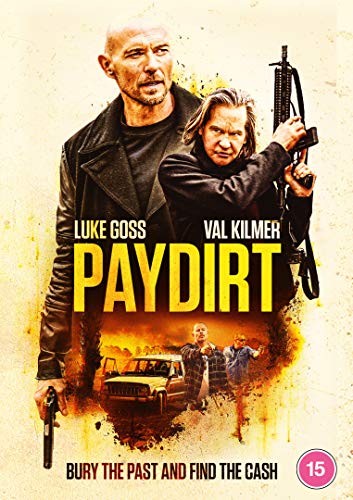 DVD cover for "Paydirt" featuring two men holding guns with an explosion scene.