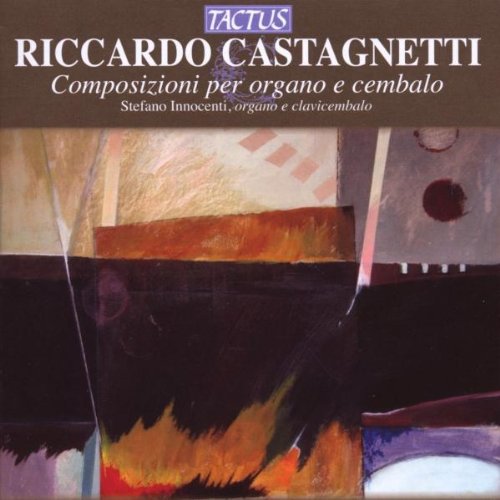 "CD cover with abstract painting and white text on brown background."