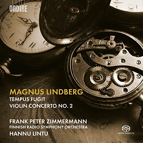 "CD cover featuring an antique clock with exposed gears and text overlay."