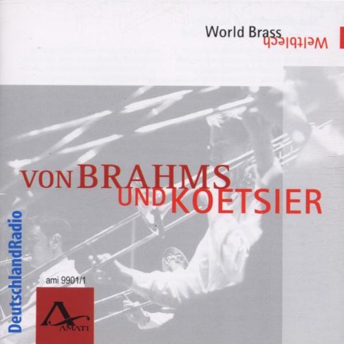 A CD cover with a black-and-white image of musicians playing brass instruments, red and blue text.