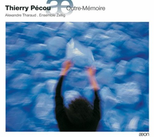 A CD cover featuring a person holding a paper against a blue background.