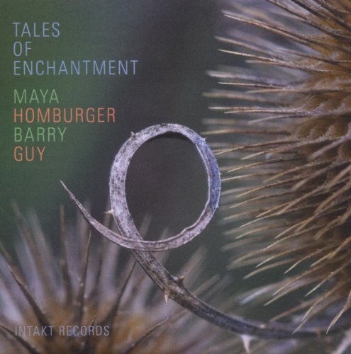Album cover for "Tales of Enchantment" featuring a close-up of a thistle with a ring in the center.