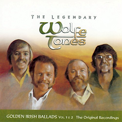 "Album cover featuring four men against a sunset background with green and white text."