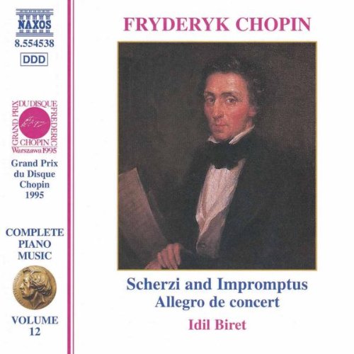 CD cover featuring a portrait of Fryderyk Chopin holding sheet music.
