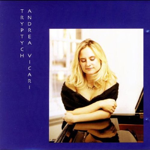 "CD cover featuring a blonde woman with her arms crossed, against a purple background."