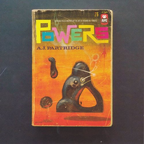 CD cover for Andy Partridge’s “Powers” with abstract orange and black art.