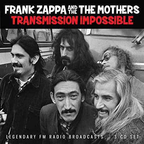 "Black and white image of Frank Zappa and the Mothers on a CD cover."