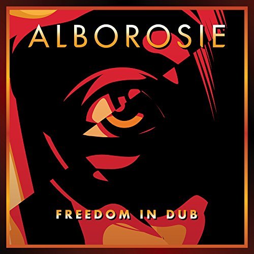 "Album cover with stylized face and text 'Alborosie - Freedom In Dub'."