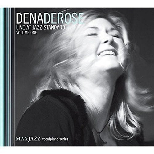 Black and white CD cover featuring a smiling woman with flowing hair.