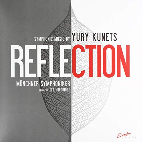 A vinyl record cover with a leaf design and text "Reflection" in large letters.