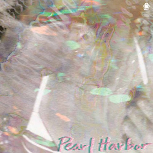 A vinyl record cover with "Pearl Harbor" text, featuring a distorted, abstract image.