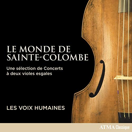 "CD cover featuring a light-brown viol against a black background with white text."
