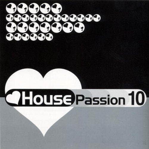"Black and grey album cover with white heart and yin-yang symbols."