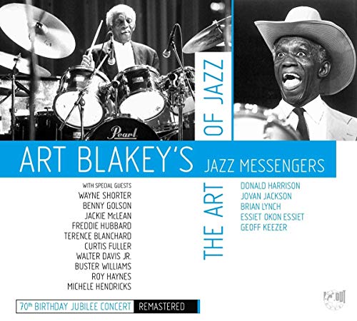 "CD cover featuring black-and-white images of two jazz musicians and guest performer list."