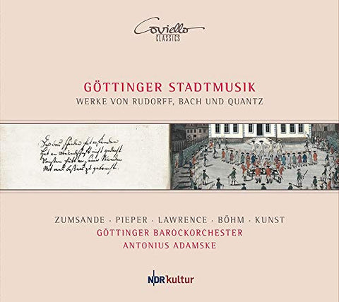 Gottinger Barockorchester - Gottinger Stadtmusik: Works By Rudorff, Bach & Quantz [CD]