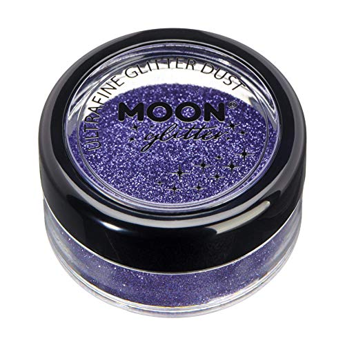 Classic Ultrafine Glitter Dust by Moon Glitter - Lavender - Cosmetic Festival Makeup Glitter for Face, Body, Nails, Hair, Lips - 5g