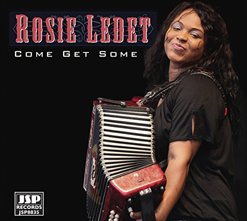 "Album cover featuring a woman holding an accordion, with artist and title text."
