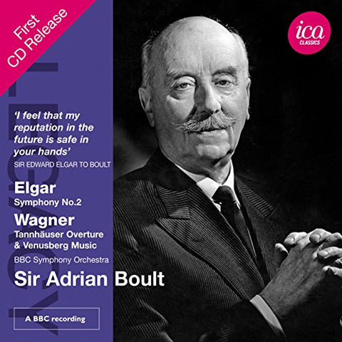 Adrian Boult; Bbc Symphony Orc - Elgar/ Wagner: Symphony No. 2 [Sir Adrian Boult, BBC Symphony Orchestra, BBC Chorus] [ICA: ICAC 5106] [CD]