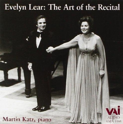 Black and white CD cover featuring a man and woman on stage together.