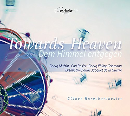 CD cover with "Towards Heaven" text and abstract, colorful background image.