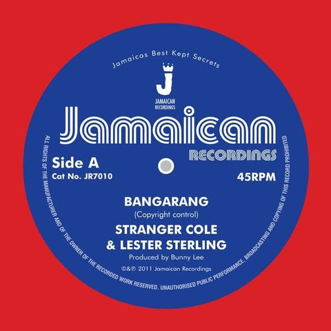 Stranger Cole And Lester Sterl - Bangarang / Version  [VINYL]