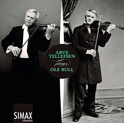 CD cover with two black-and-white photos of violinists, text overlay in the center.