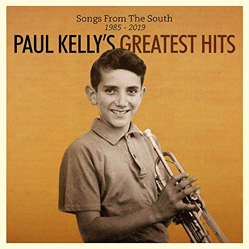 CD album cover featuring a young boy holding a trumpet against a yellow background.