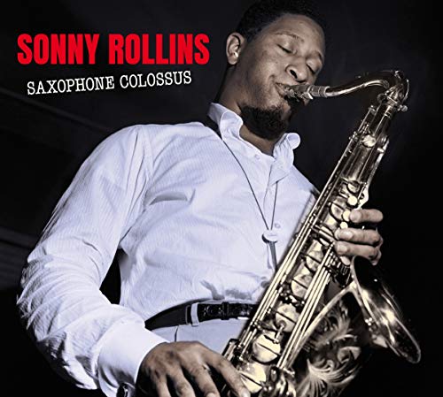 Man playing saxophone with eyes closed, wearing white shirt, on album cover.