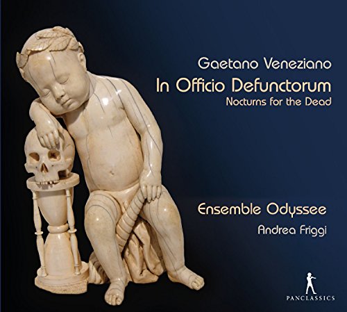 CD cover with a marble statue of a man contemplating a skull.
