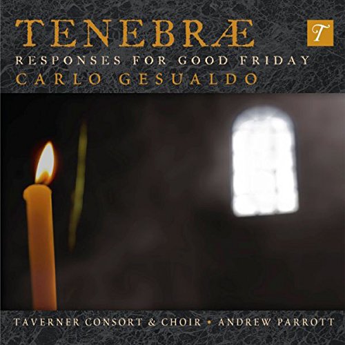 CD cover with a lit candle and blurred white object on dark background.