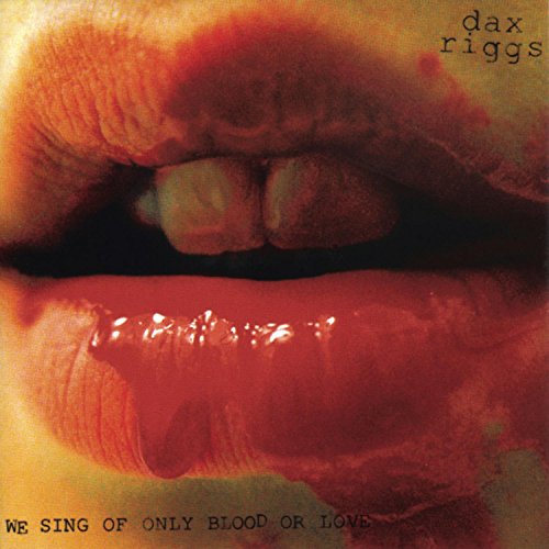 "Album cover featuring a close-up of bloody lips with artist and album name."