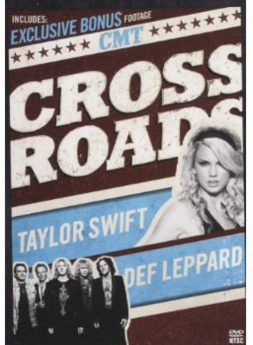 DVD cover featuring Taylor Swift and Def Leppard with bold text and black-and-white images.