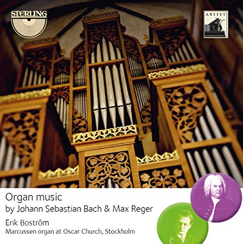 Erik Bostrom - Johann Sebastian Bach, Max Reger: Organ Music [CD]