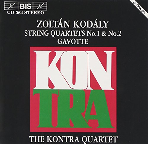 Kontra Quartet - Kodaly - String Quartets Nos 1 and 2; Gavotte [CD]
