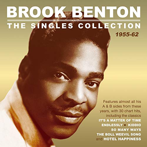 CD cover with sepia-toned portrait of Brook Benton, titled "The Singles Collection".