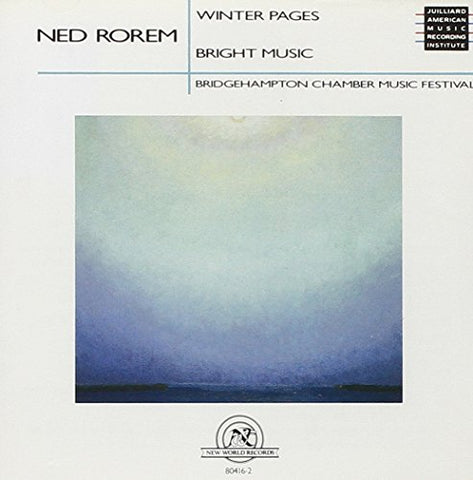 Rorem: Winter Pages  Bright Mu - Rorem: Winter Pages, Bright Music [CD]