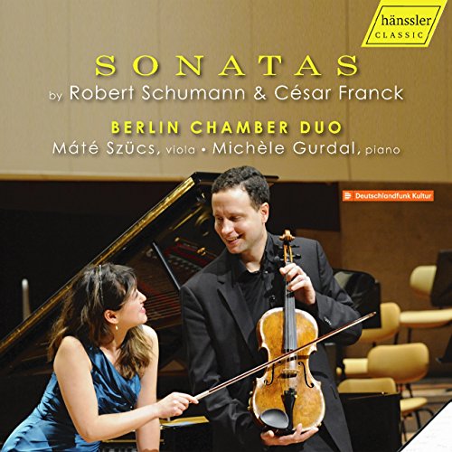 CD cover featuring a man with a violin and a woman beside a piano.