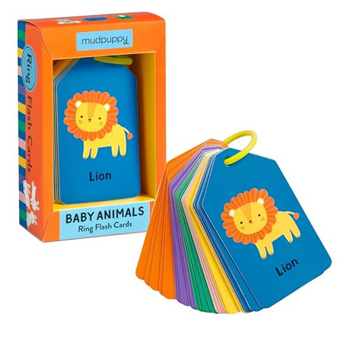 Baby Animals Ring Flash Cards