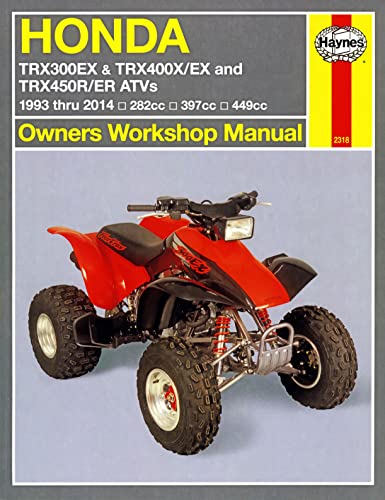 Honda TRX300EX,TRX400EX,TRX450R/ER ATVs (93-14) Haynes Repair Manual (Paperback)