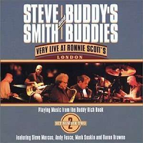 "CD cover featuring a band performing on stage, with text describing the album."