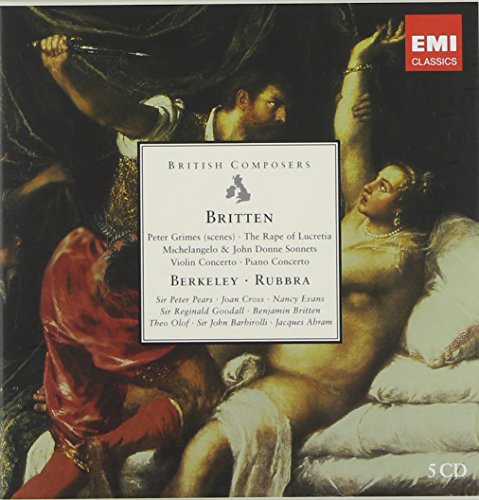 Various - Britten: Peter Grimes (scenes), The Rape of Lucretia, Michelangelo & John Donne Sonnets, Violin Concerto, Piano Concerto, Berkeley & Rubbra [CD]
