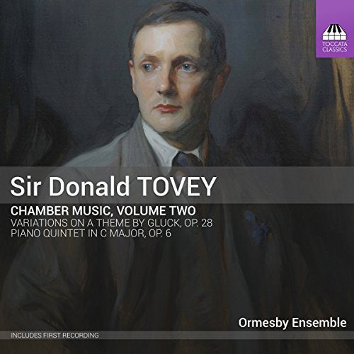 CD cover featuring a portrait of Sir Donald Tovey with text overlay.