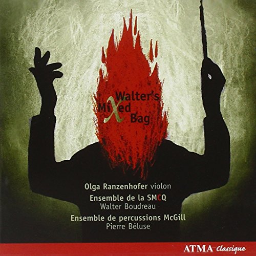 "CD cover with a silhouette and red splatter, titled 'Walter's Mixed Bag'."
