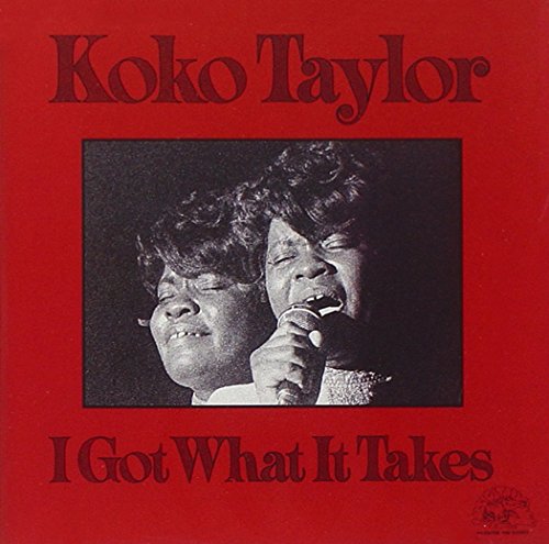 Red CD cover with Koko Taylor's image and "Blues Saver" sticker.