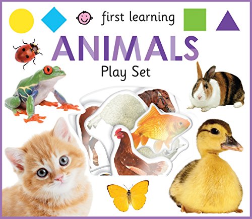 First Learning Animals Play Set (UK Edition) (First Learning Play Sets)