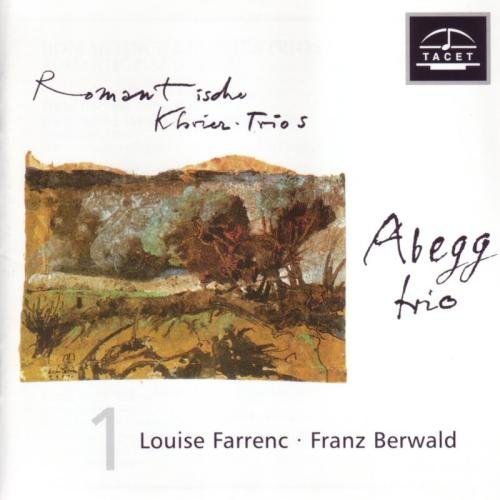"CD cover with landscape painting and 'Abegg trio' handwritten text."