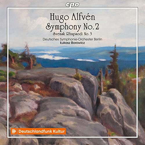 Deutsches So/borowicz - Hugo Alfvén: Symphonic Works Vol. 3 - Symphony No. 2 Op. 11 in D major; Swedish Rhapsody No. 3, Op. 47 [CD]