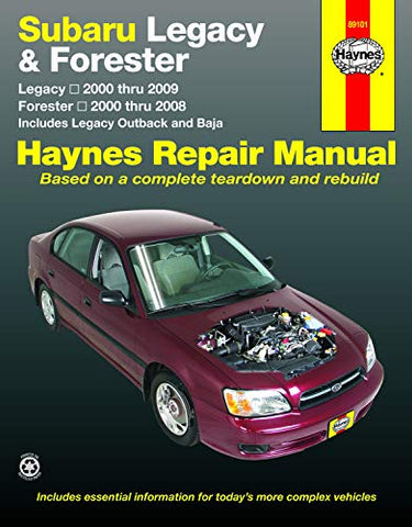 Subaru Legacy/Forester 2000-09 (Haynes Repair Manual (Paperback))
